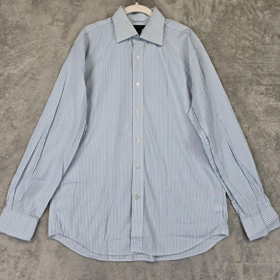 Express Shirt Mens Large Blue 5387