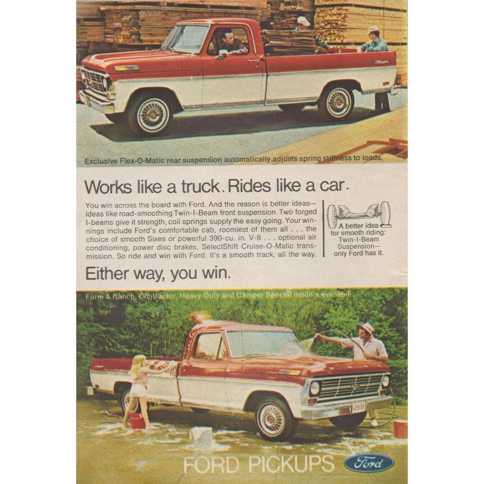 1969 Ford Pickup Truck Works 54f7