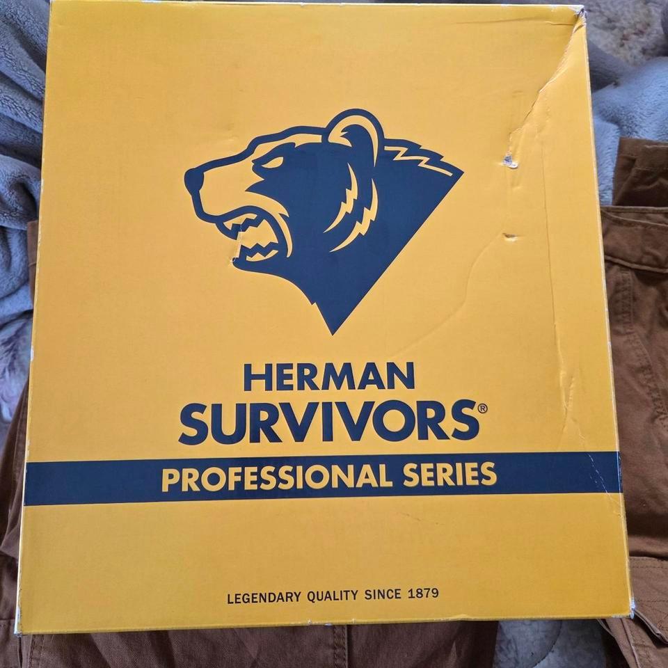 Herman Survivors Tan Work Boots 1822 7