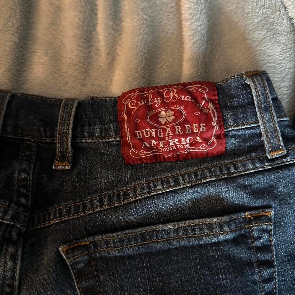 Vintage Lucky Brand Dungaree Jeans 0caa 3