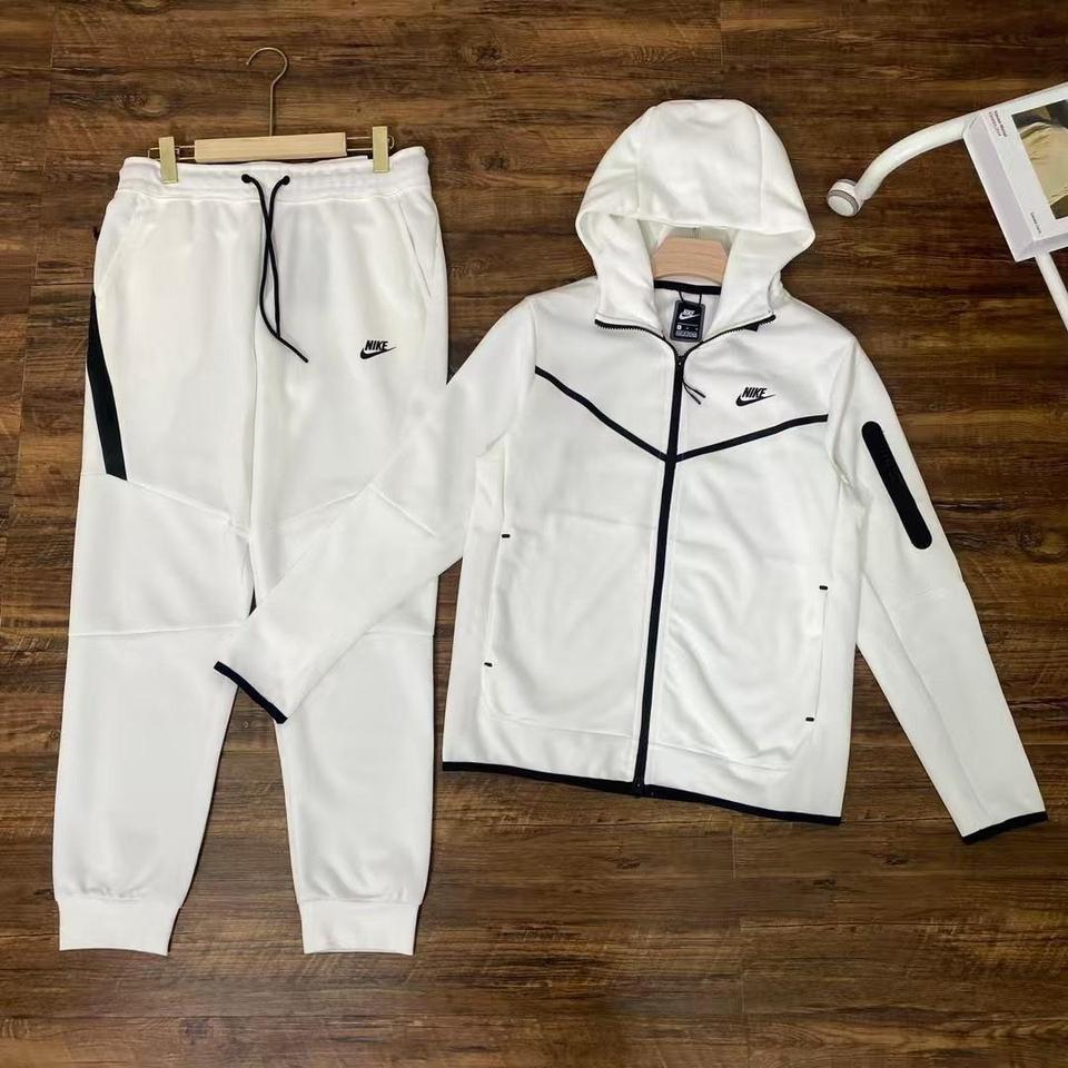 Nike Tech Fleece White Tracksuit