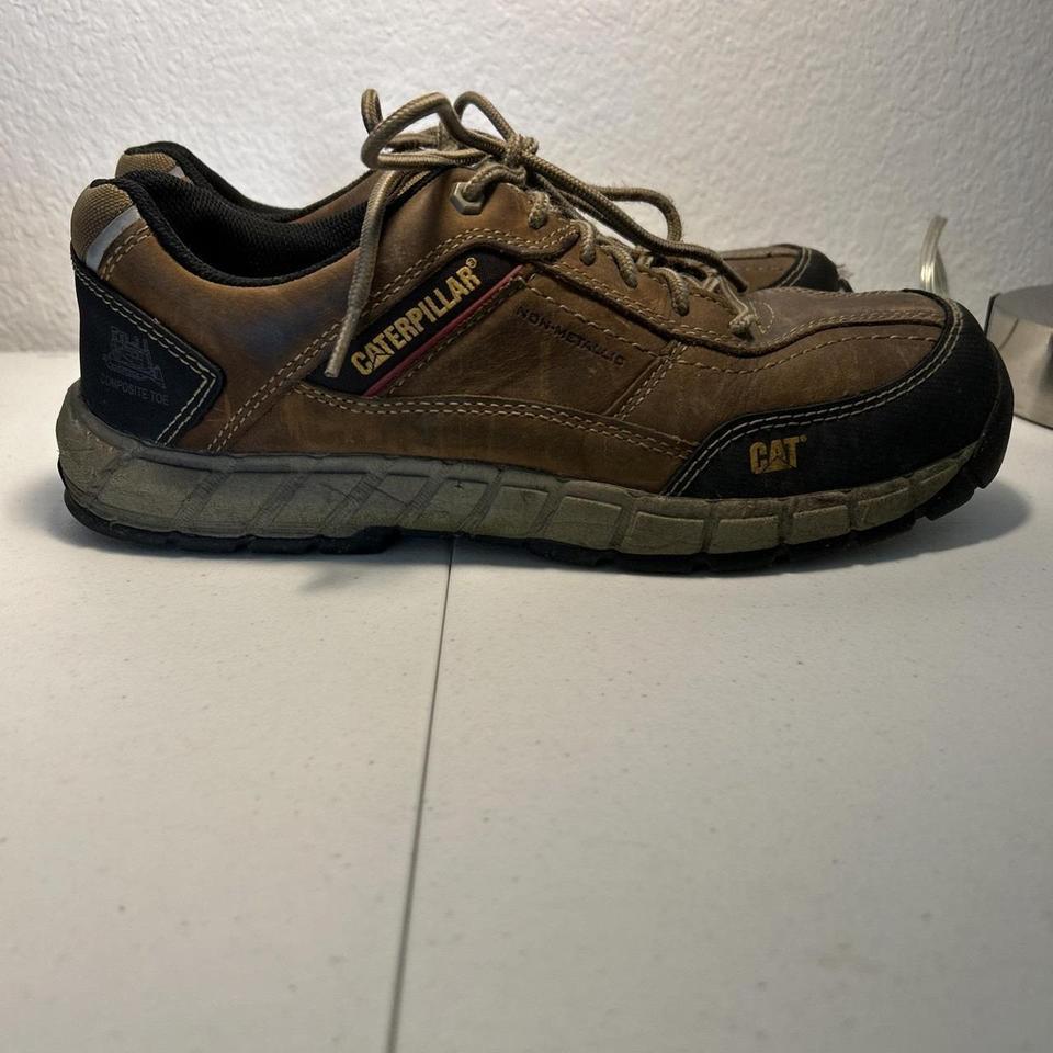 Caterpillar Cat Brown Leather Composite Fbf4 6