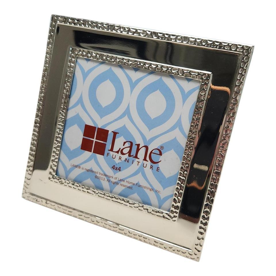 Lane Furniture Silver Hammered Metal D1b3
