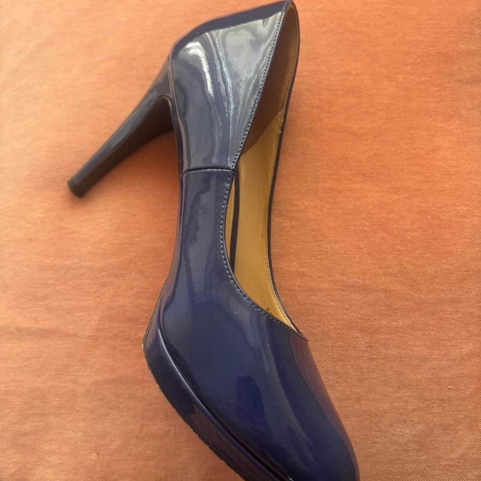 Cole Haan Navy Blue Patent B98b 6