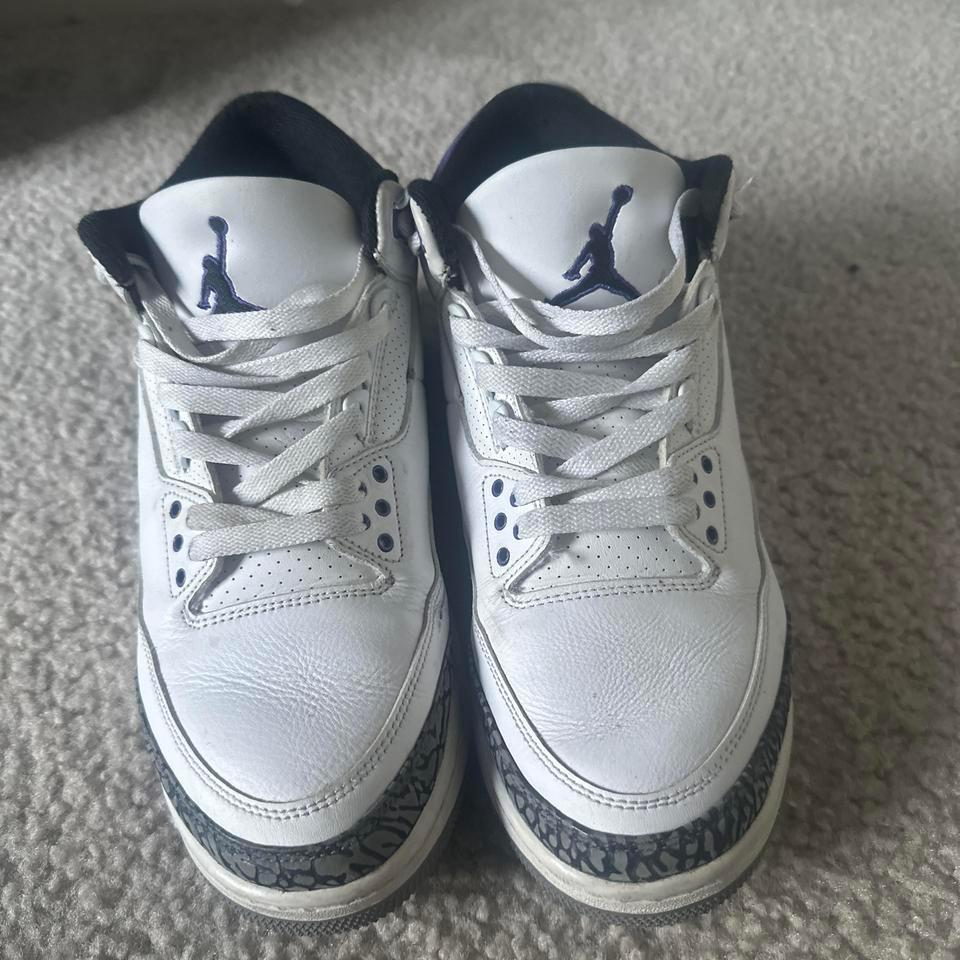 Jordan 3 White Purple Trainers 4b17 4
