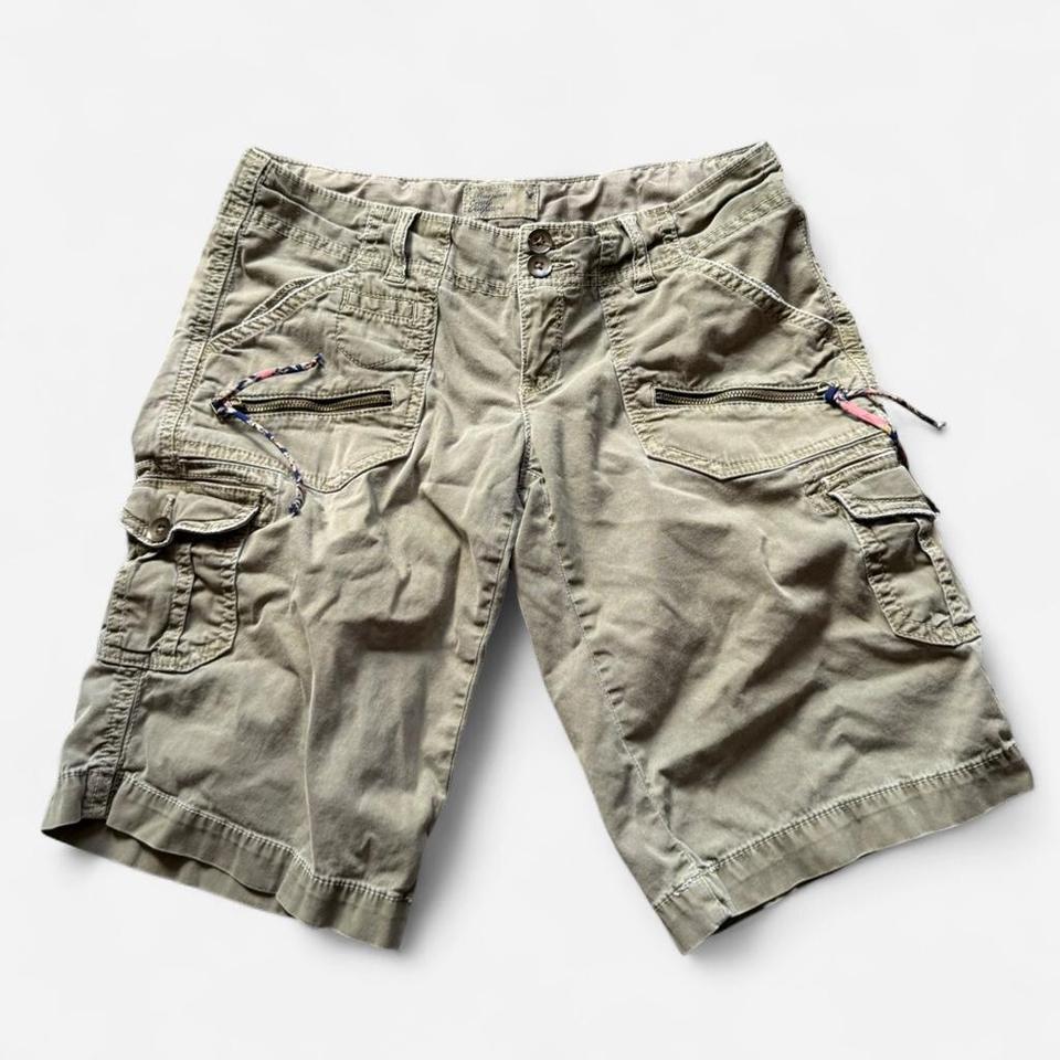 American Eagle Green Cargo Bermuda 5f69