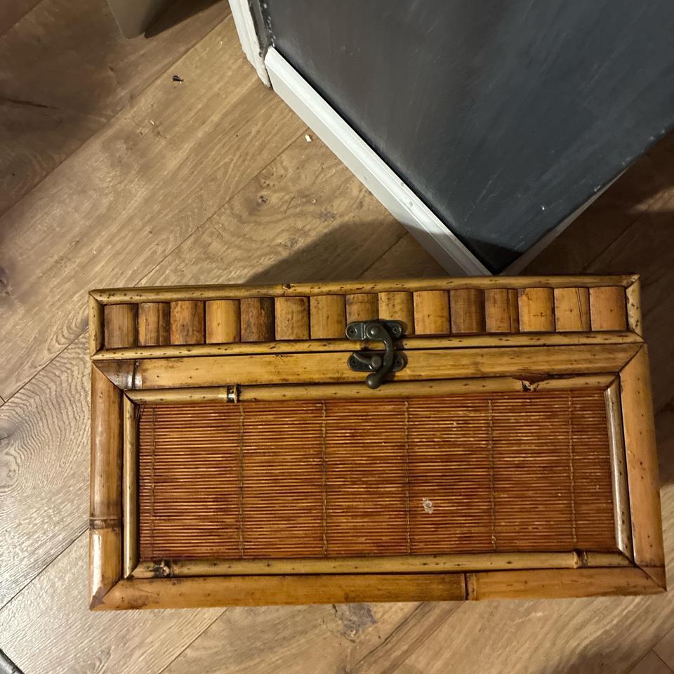 Bamboo Coffee Table With Storage D2c8