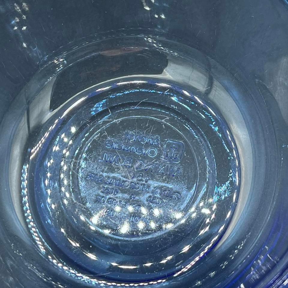 Cobalt Blue Glass Bowl With 77fd 4