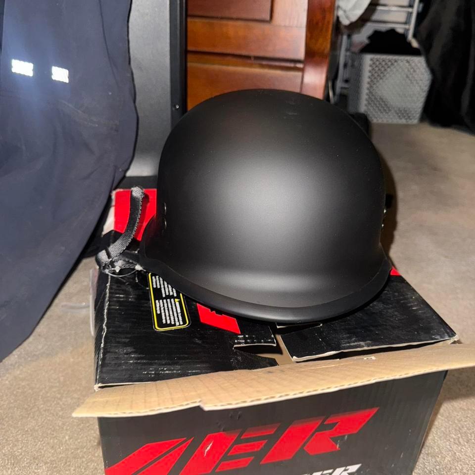 Black Full Face Helmet With