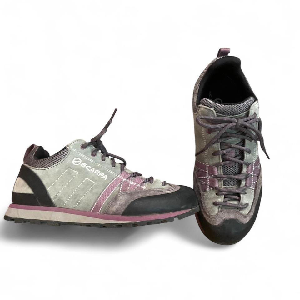 Scarpa Pink And Grey Hikingapproach 38ee 2