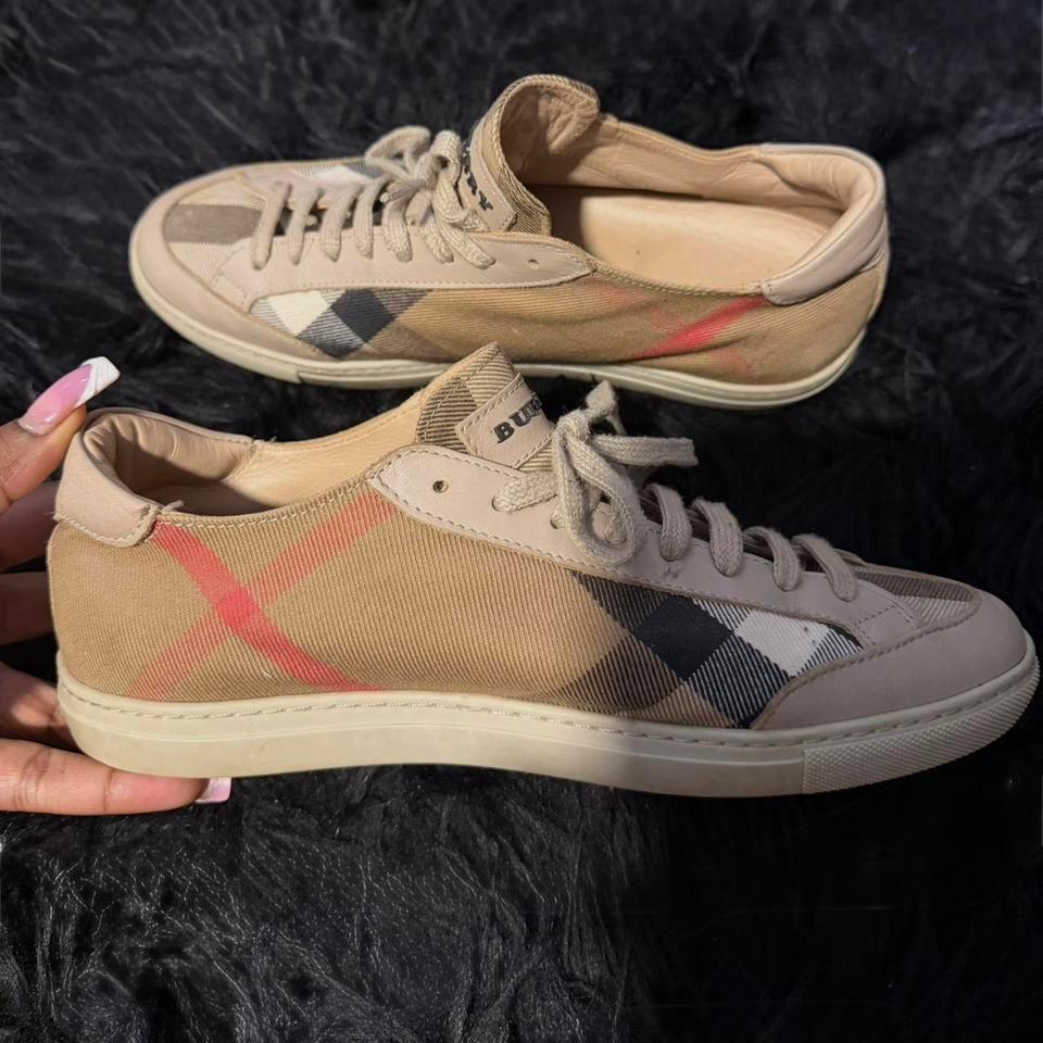 Tan And Cream Burberry Check