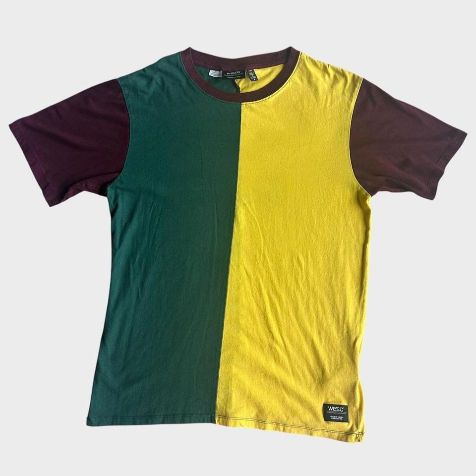 Wesc Unisex Colorblock T Shirt Multicolor Aa3a