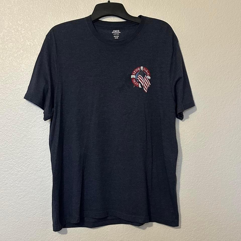 Navy Blue Graphic Tee With 2