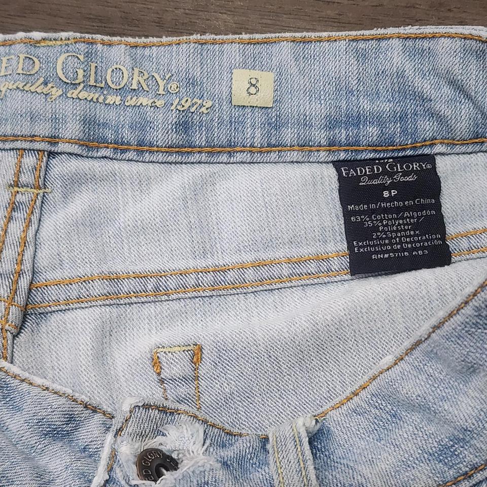 Denim Shorts Light Wash Bermuda 7b29 2