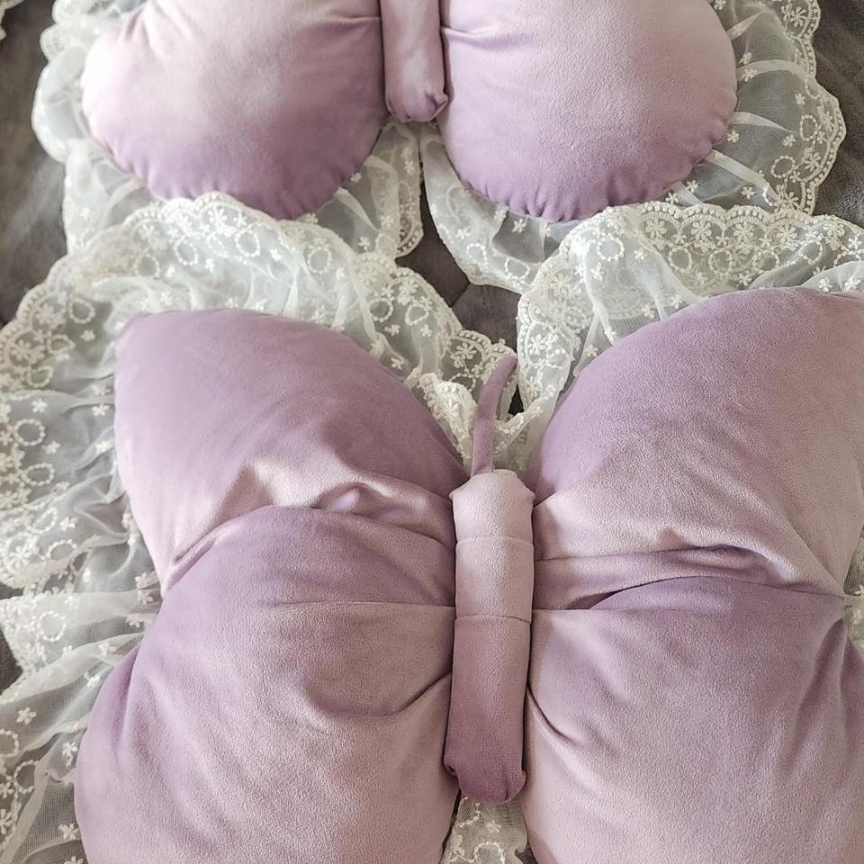 Lilac Velvet Accent Pillows With E3cc 4