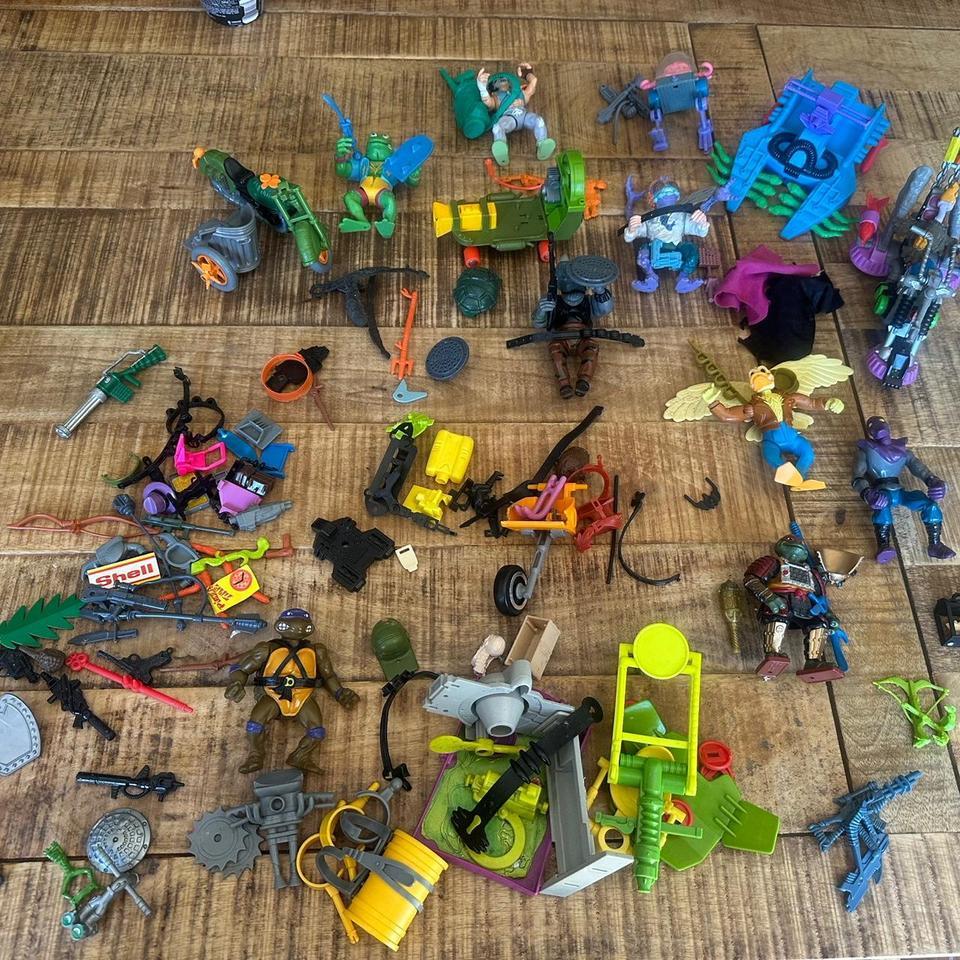 Vintage 8090s Tmnt Lot With 4700