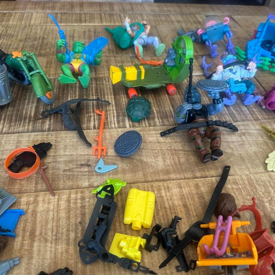 Vintage 8090s Tmnt Lot With 4700 8