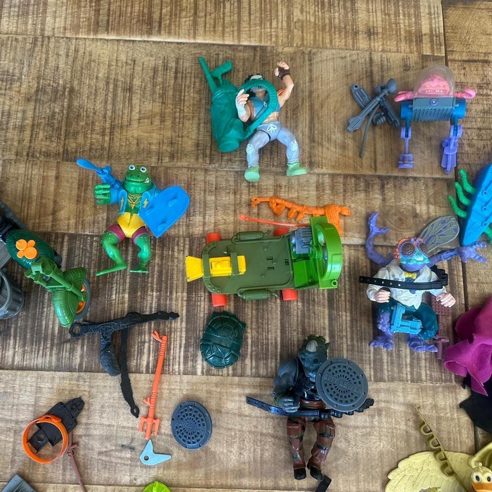 Vintage 8090s Tmnt Lot With 4700 5
