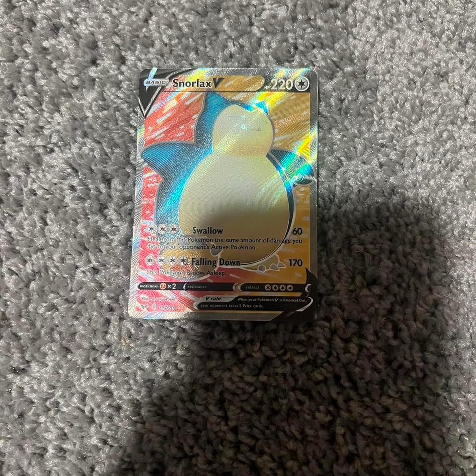 Snorlax V 197202 Pokemon Card Fbd2