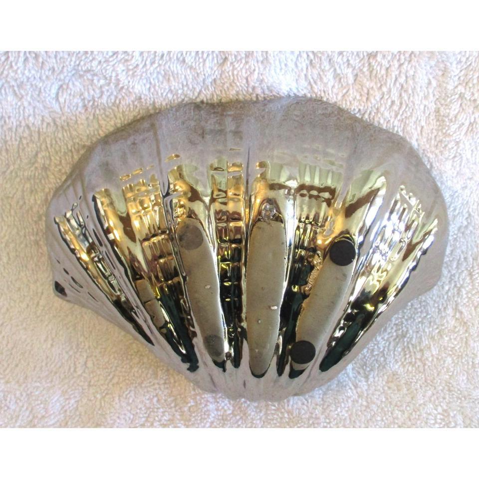 Silver Chrome Clam Shell Bowl Bb95 6