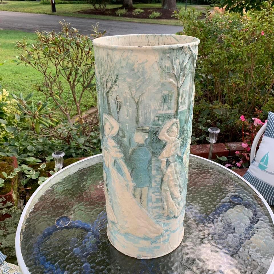 Vintage 3d Embossed Paper Mache 4