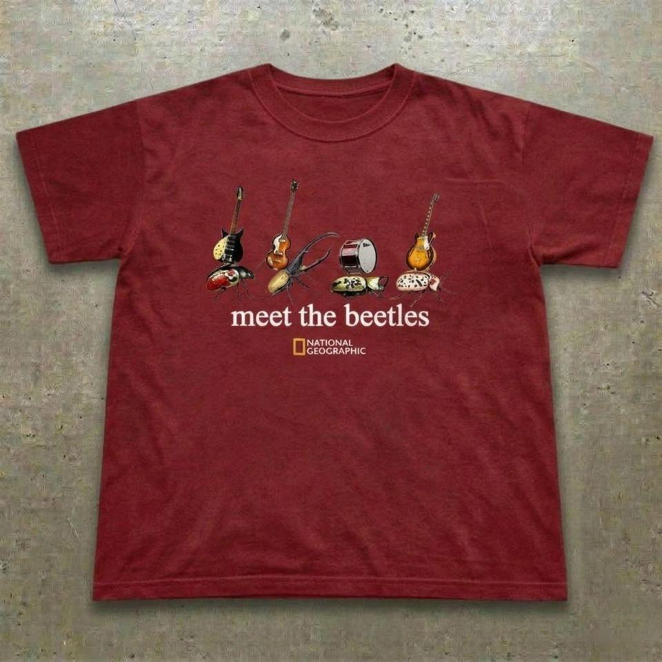 Meet The Beetles Graphic Tee A73a