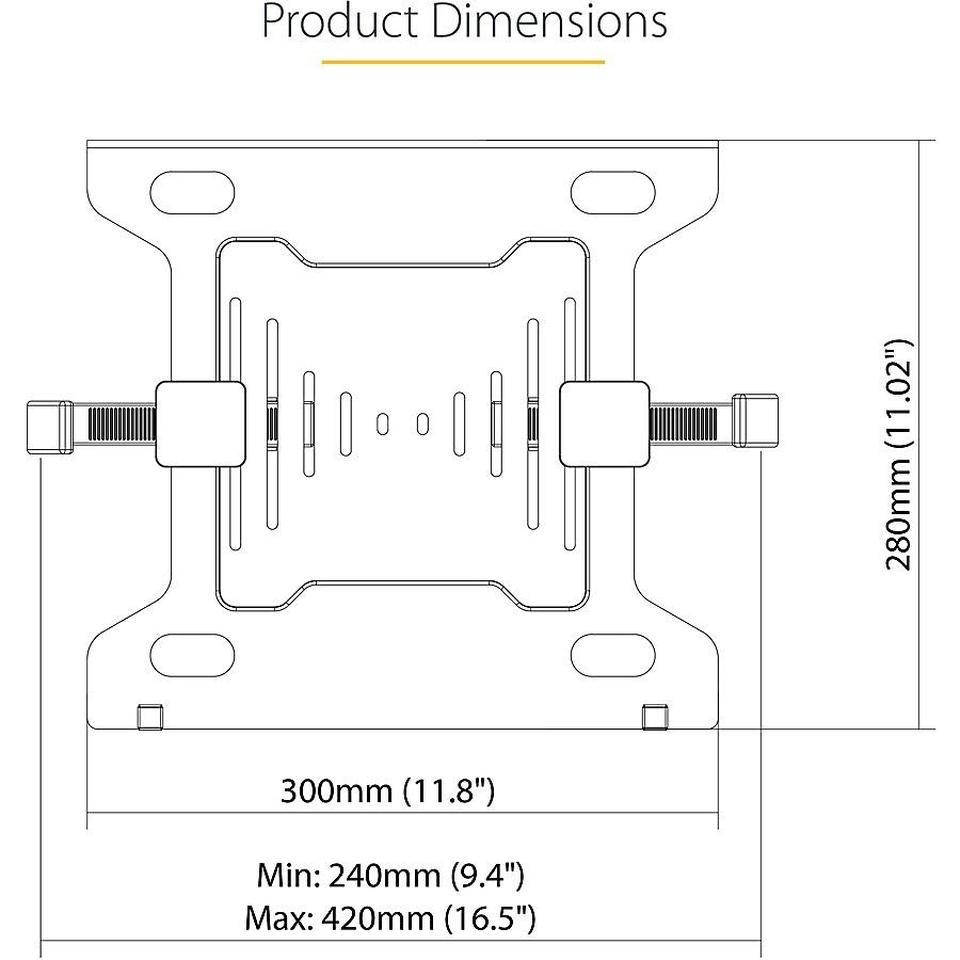 Ergonomic Laptop Tray Vesa Bracket 6