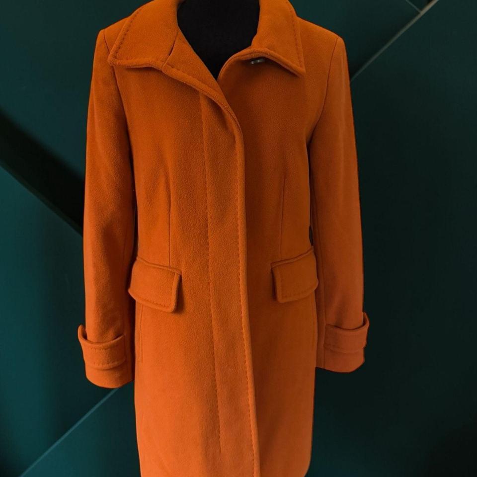 Lands End Womens Orange Brushed B50e