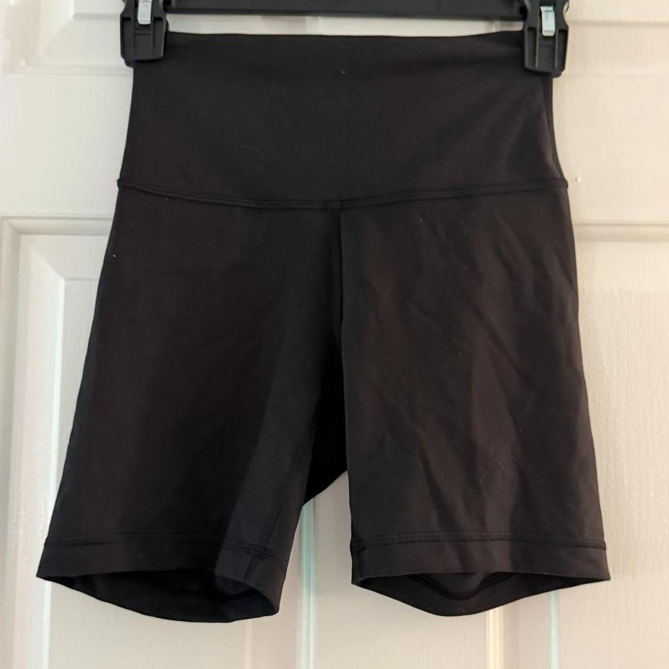 Lululemon Black 6inch Wunder Train 25ca