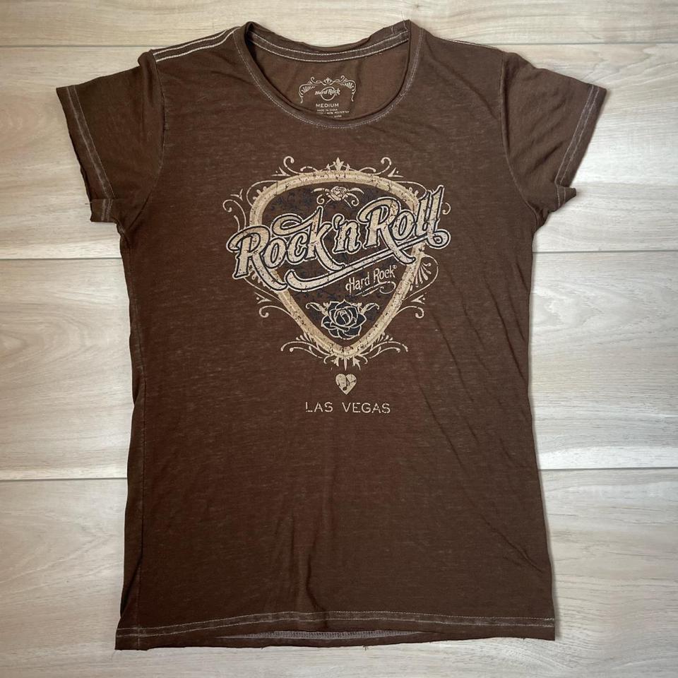 Brown Vintage Hard Rock Cafe 359f