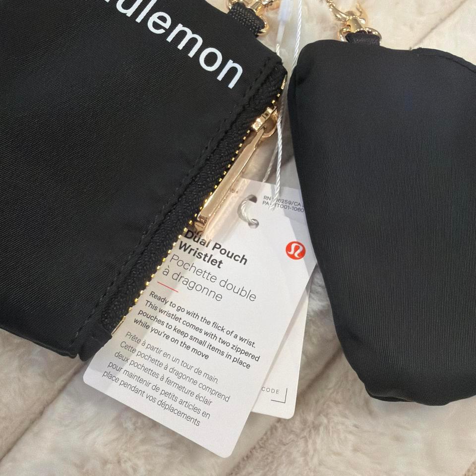Lululemon Dual Pouch Wristlet Keychain Ae92 2