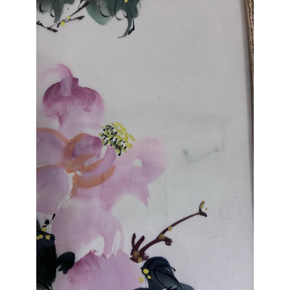 Chinese Painting On Silk Vintage 6c42 4