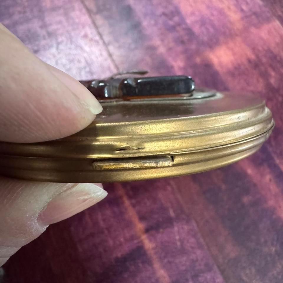 Vintage Bakelite Cat Compact Mirror Cf3b 4