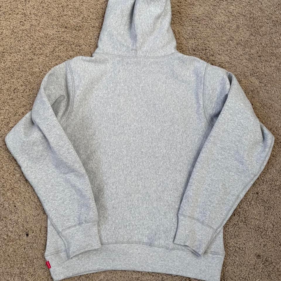 Supreme Grey Box Logo Hoodie 720a 4
