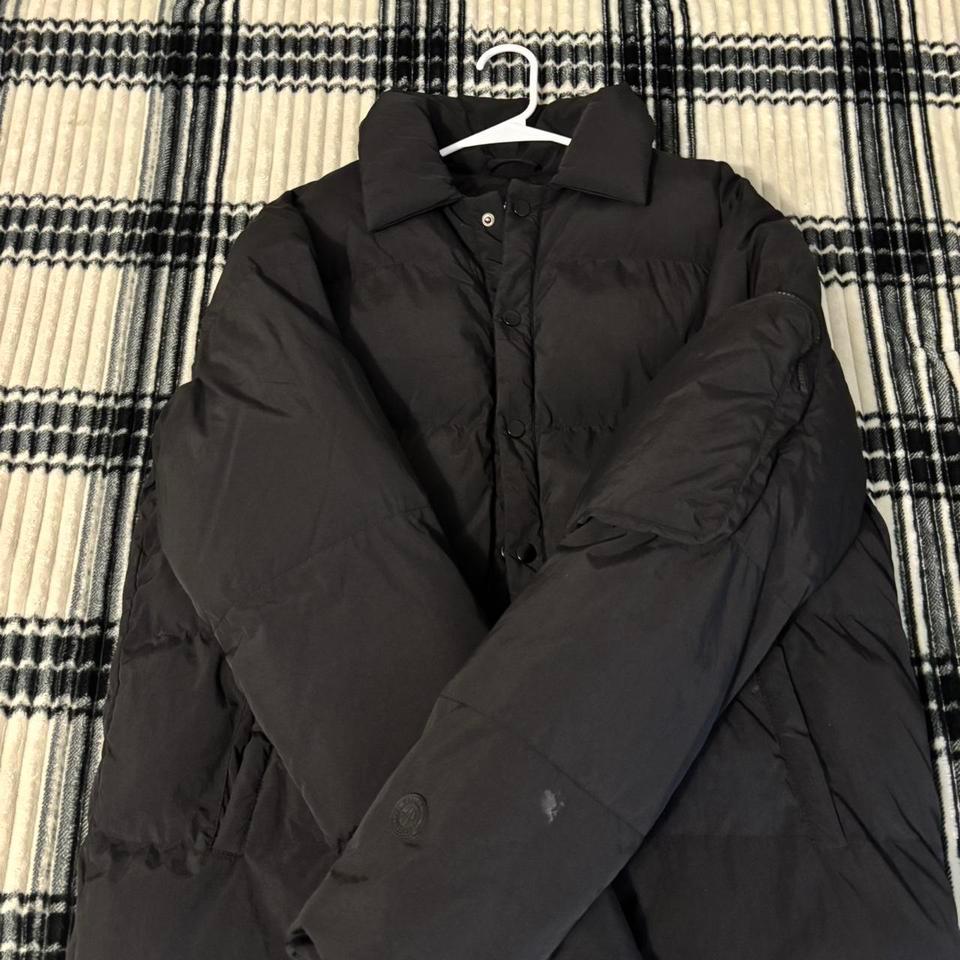 Black Boohooman Puffer Jacket Size 2