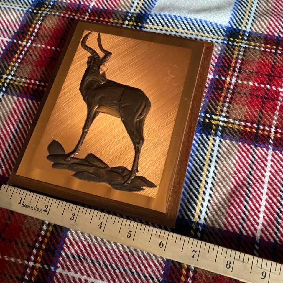 1990s African Safari Bronze Sculpture 75e7