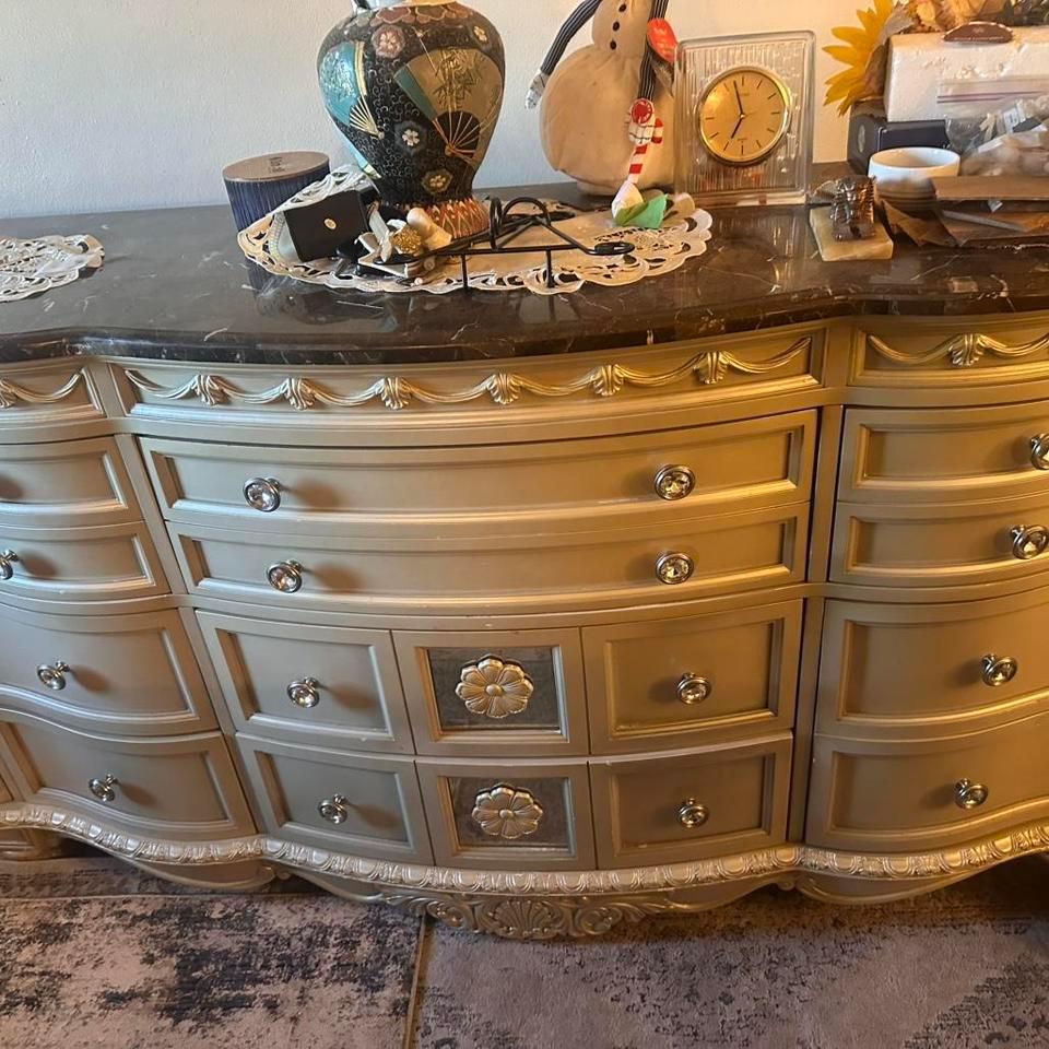 Old Modern Dresser With Many Fe73 2