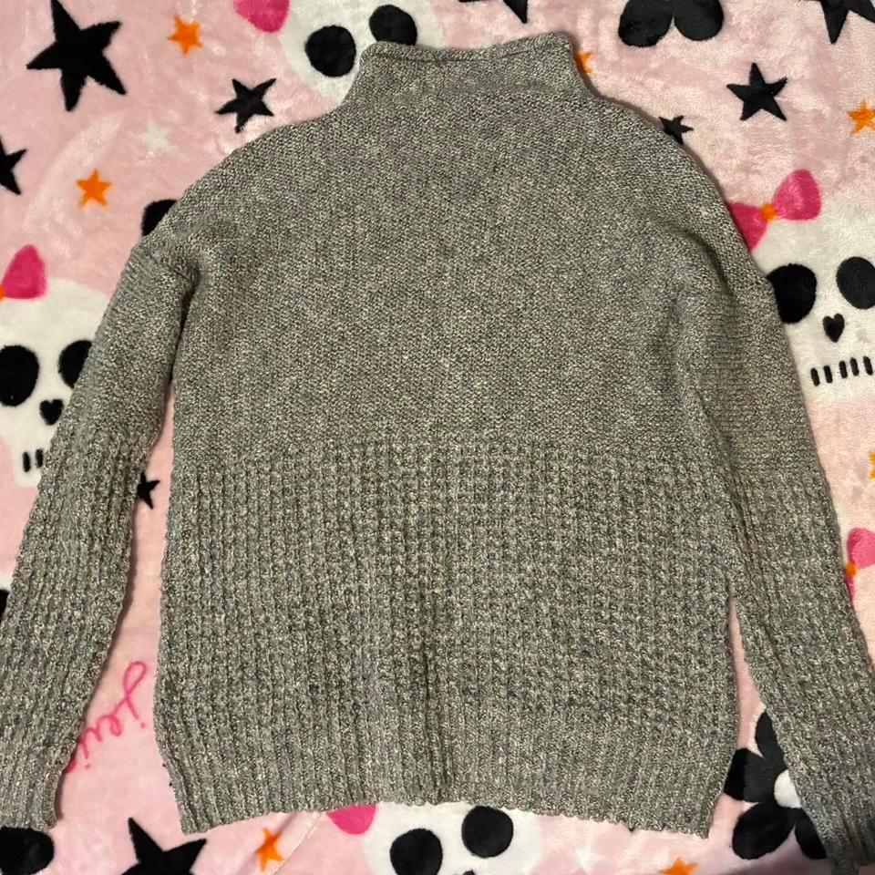 Gray American Eagle Knit Sweater C84b 2