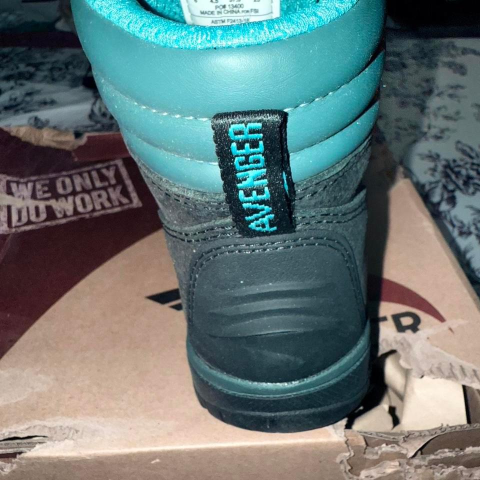 Black And Green Avenger Boots 7
