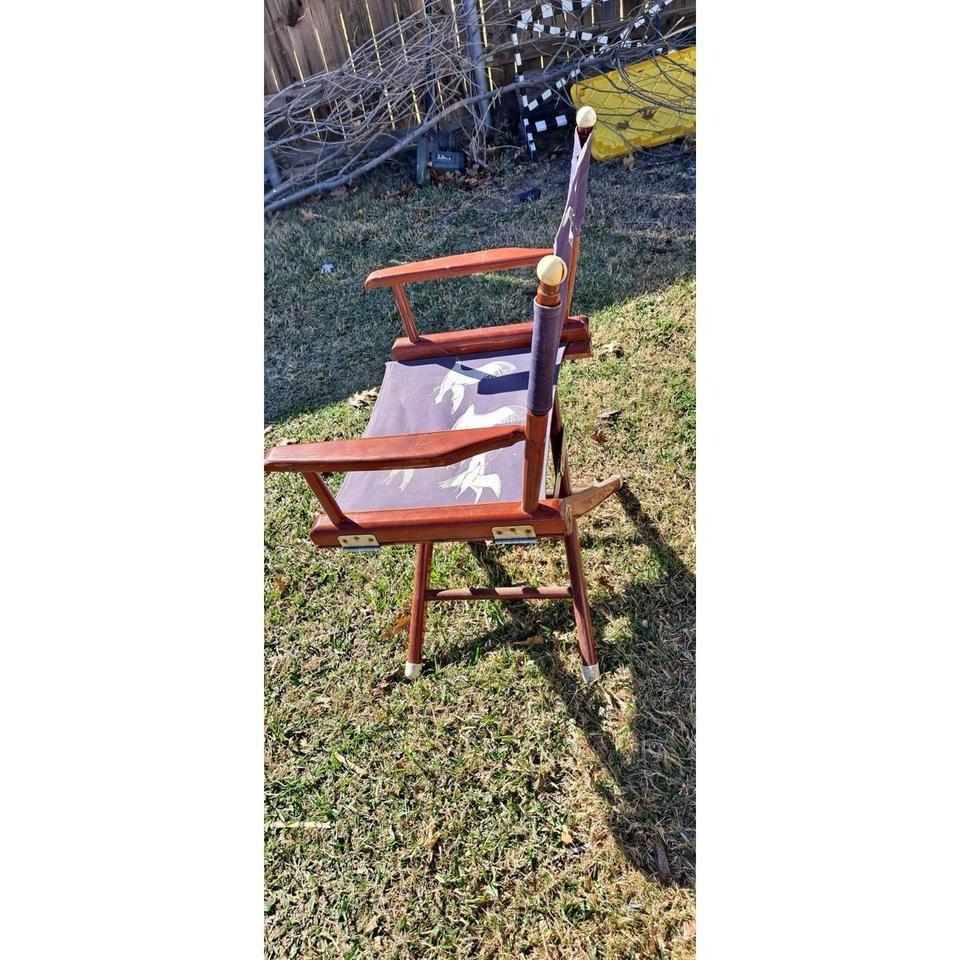 Vintage Mcm Directors Chair W 4a52 6