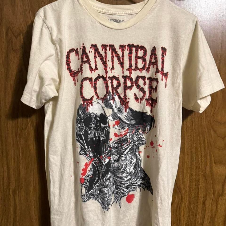 Cannibal Corpse White T Shirt Size 160a