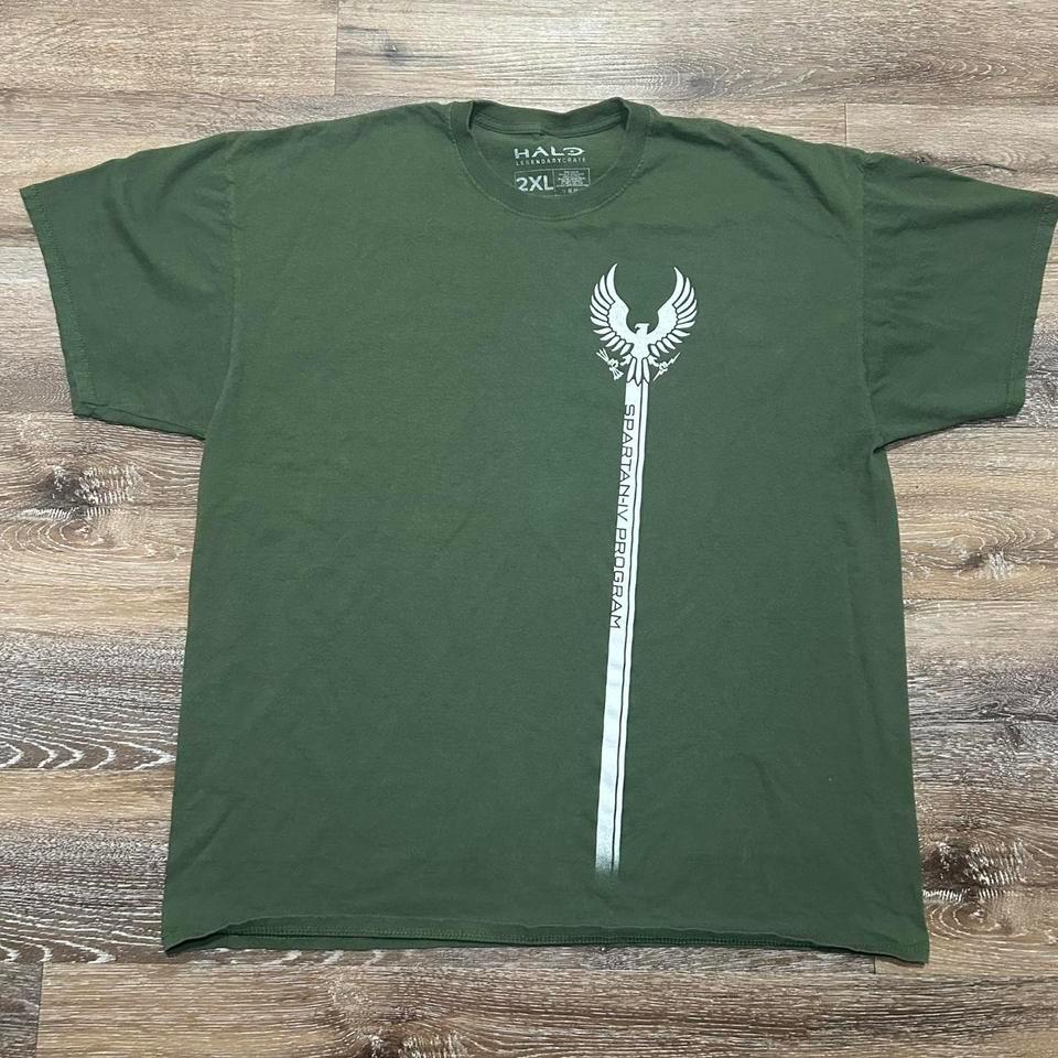 Y2k Halo Spartan Program Tshirt 2d79