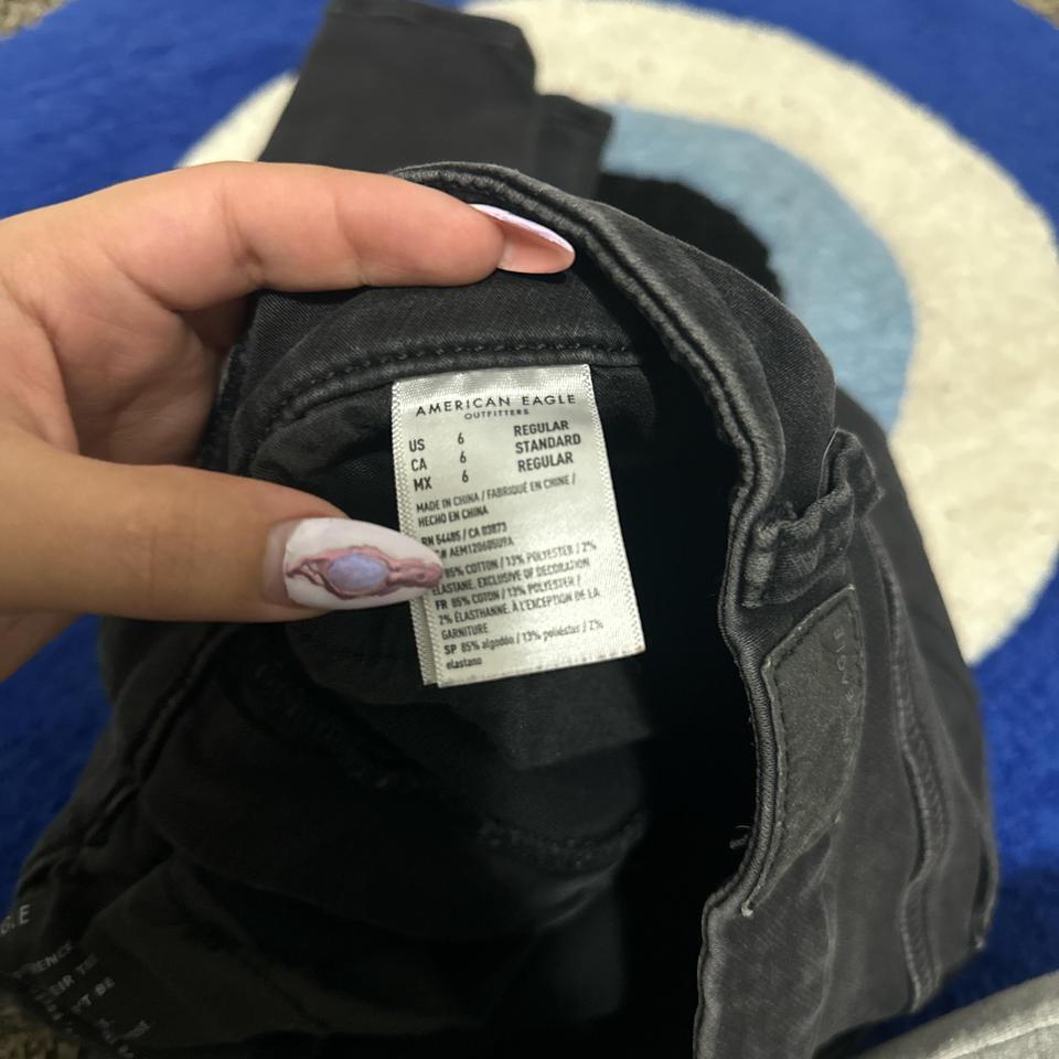 American Eagle Black Skinny Jeans 119c 3