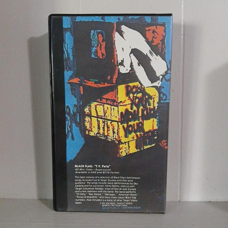 Black Flag Tv Party Vhs 1767 2