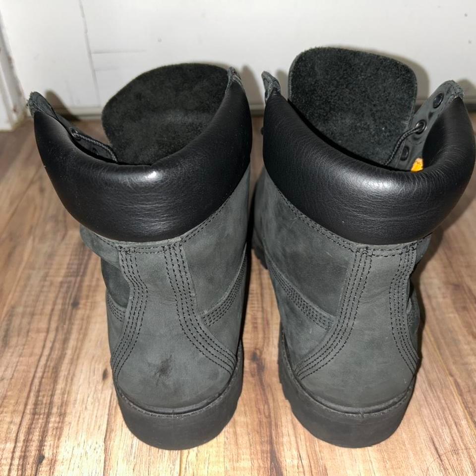 Mens Charcoalorange Suede Steel Toe 2
