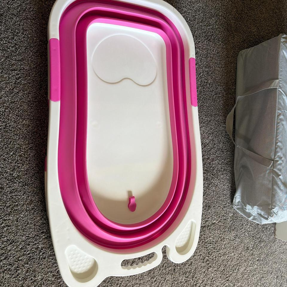 Pink And White Foldable Baby 4e17