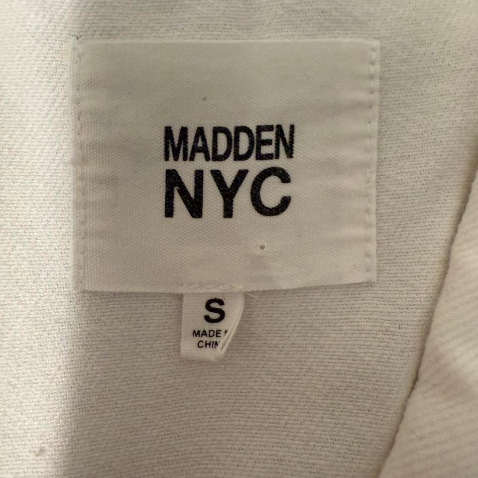 White Denim Cropped Jacket With 31ba 6