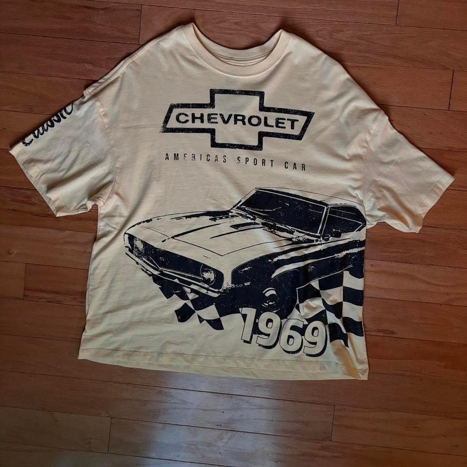 Chevrolet 1969 White Cotton T Shirt B291