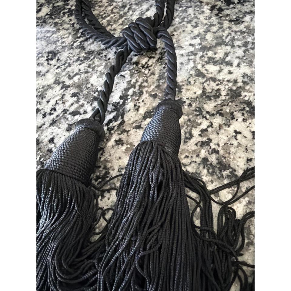 The Black Jumbo Decorative Tassel 777e 2