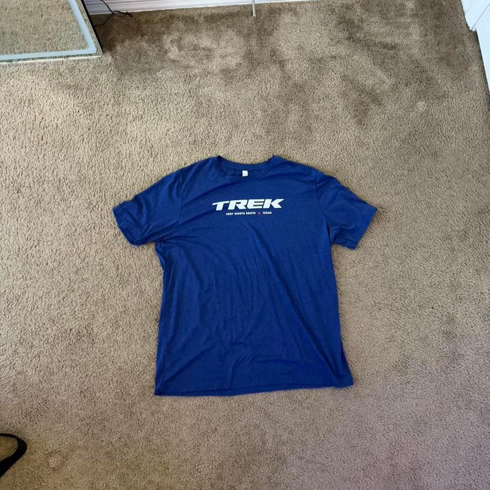 Trek Blue Cycling T Shirt Fits 137f